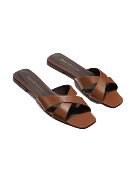 Margaux Crossover flat sandals