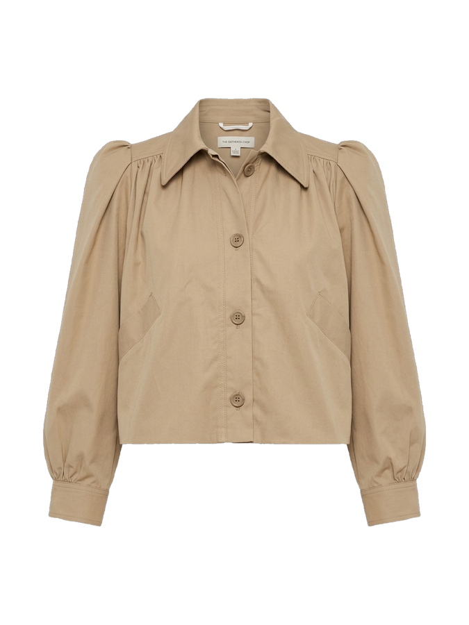 Cropped utility jacket